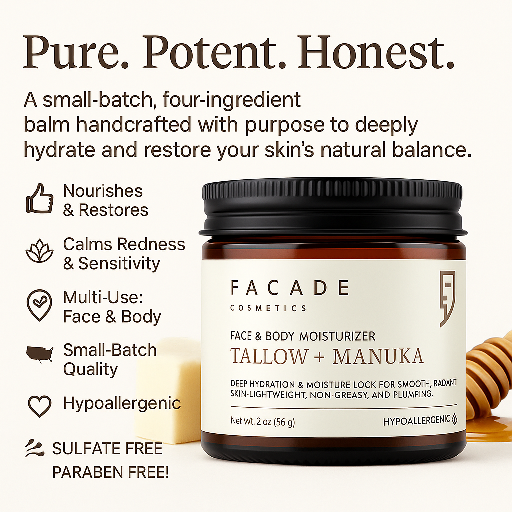 FACADE Cosmetics Tallow + Manuka Moisturizer